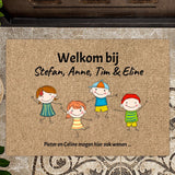 Welkom bij - Familie-deurmat