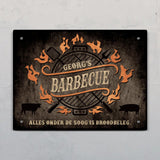 Barbecue - Outdoor-Deurbord (horizontaal)