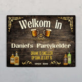 Mijn bar - Indoor-Deurbord
