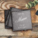 Aan tafel - Familie-Leisteen onderzetter