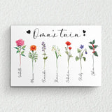 Oma's tuin - Grootouders-Canvas