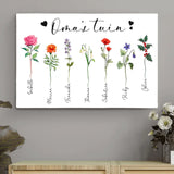 Oma's tuin - Grootouders-Canvas