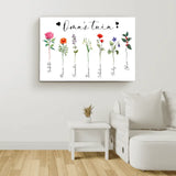 Oma's tuin - Grootouders-Canvas