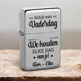 Vaderdag - Ouders-Benzineaansteker