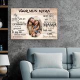 Voor onze mama - Ouders Canvas