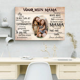 Voor onze mama - Ouders Canvas