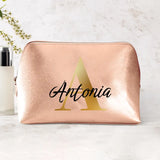 Initiaal - Gepersonaliseerde PU leren make-uptasje