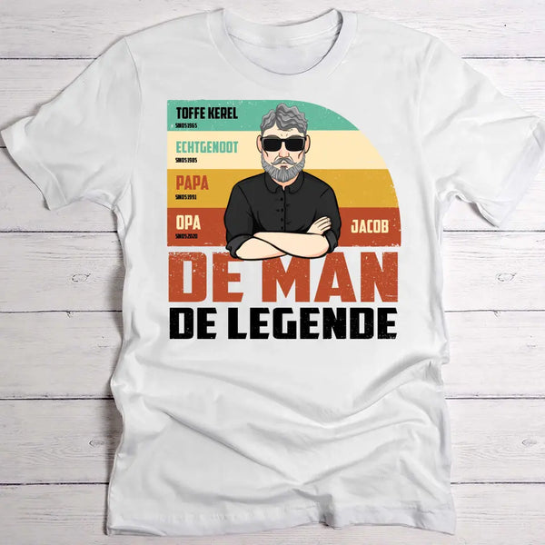 De man, de legende - Ouders-T-Shirt