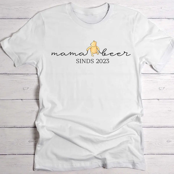 Mamabeer - T-Shirt voor mama of oma met berenmotief