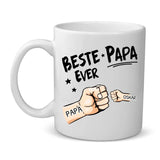 Beste Papa Ever - Gepersonaliseerd Mok voor Papa