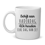 Alleen voor papa - Gepersonaliseerde mok voor Vaderdag