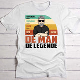 De man, de legende - Ouders-T-Shirt