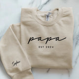 beiger Pullover personalisierbar - gefertigt von Love & Faith
