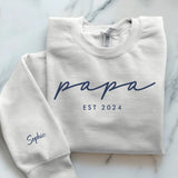 weißer Pullover personalisierbar - gefertigt von Love & Faith