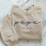 beiger Pullover personalisierbar - gefertigt von Love & Faith