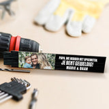 Onze Papa - Gepersonaliseerde Duimstok voor Papa met Fotoupload