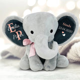 Samen sinds - Gepersonaliseerd knuffeldier met initialen voor koppels