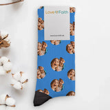 Valentijnssokken - Gepersonaliseerde sokken met hartjes en foto-upload