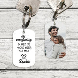 Rij voorzichtig - Koppel-Sleutelhanger