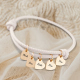 Vrienden - Gepersonaliseerde Leren armband