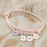 Vrienden - Gepersonaliseerde Leren armband