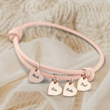 Vrienden - Gepersonaliseerde Leren armband