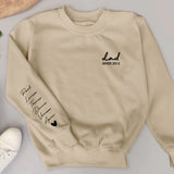 Onze papa - Sweater voor papa met kindernamen