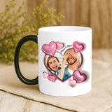 Magische mok met thermokleurverandering en gepersonaliseerde naam – origineel cadeau van Love & Faith