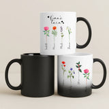 Magische mok met thermokleurverandering en gepersonaliseerde naam – origineel cadeau van Love & Faith