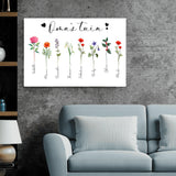 Oma's tuin - Grootouders-Canvas