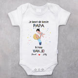 Beste ouders - Gepersonaliseerde babyrompertjes voor Moederdag en Vaderdag