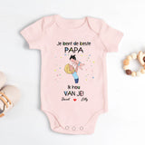 Beste ouders - Gepersonaliseerde babyrompertjes voor Moederdag en Vaderdag