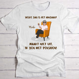 Pensioneringsvreugde - Gepersonaliseerd T-shirt voor gepensioneerden