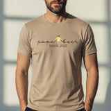 Papa beer - Gepersonaliseerde T-Shirt voor Papa en Opa