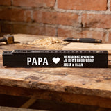 Voor Papa – Gepersonaliseerde duimstok voor papa voor Vaderdag
