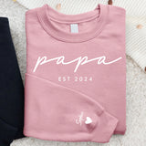 Beste Papa - Gepersonaliseerde trui voor ouders en grootouders met namen