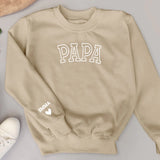 Voor Papa - Gepersonaliseerde trui voor ouders en grootouders met namen