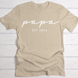 Beste Papa – Gepersonaliseerd T-shirt voor ouders en grootouders met namen
