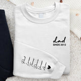 Onze papa - Sweater voor papa met kindernamen