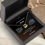 Gepersonaliseerde koppel-ketting S925 sterling zilver met zirkonia kristalsteen en verstelbare karabijnsluiting in – Motiv 5