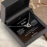 Gepersonaliseerde koppel-ketting S925 sterling zilver met zirkonia kristalsteen en verstelbare karabijnsluiting – Motiv 11