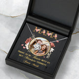 Ouders-ketting voor mama in S925 sterling zilver met zirkonia kristal, verstelbaar met karabijnsluiting en elegant – Motiv 9