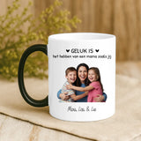 Magische mok met thermokleurverandering en gepersonaliseerde naam – origineel cadeau van Love & Faith