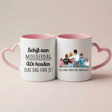 Gepersonaliseerde tweekleurige mok met all-over print voor mama en oma, vaatwasmachinebestendig – Motiv 20