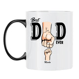 Beste Papa ter wereld mok – persoonlijke keramische tasse met eigen opdruk en haarscherpe print – Motiv 8