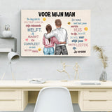 Emoji Love (voor hem) - Koppel canvas