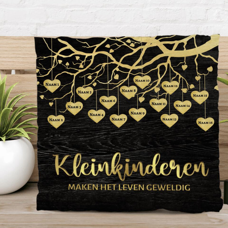 Kleinkinderen (feestelijk) - Grootouders-Kussen