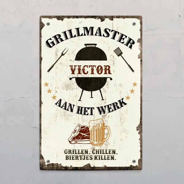 Grillmaster - Outdoor-Deurbord