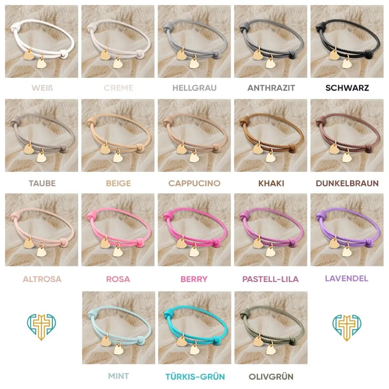 Geboorte Bloem - Vrienden-Leren Armband