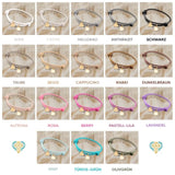 Geboorte Bloem - Vrienden-Leren Armband